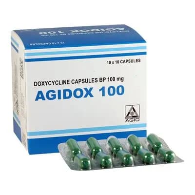 დოქსიციკლინ(აჯიდოქს)100მგ#10კ