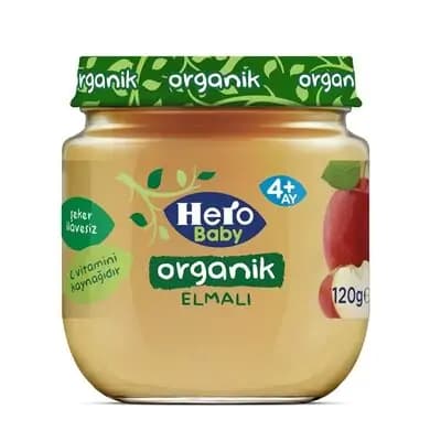 ჰერო - ორგანული ვაშლის ხილფაფა120გრ