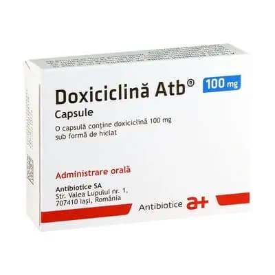 დოქსიციკლინი Atb 100მგ#10კაფს