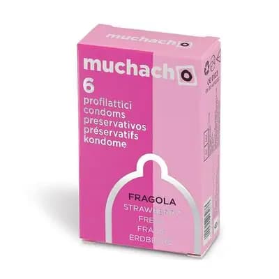 მუჩაჩო პრეზერვატივი მარწყვი N6