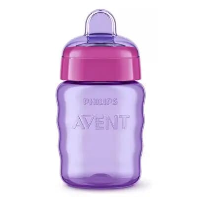 ავენტი ჭიქა დრეკადი ცხვირით, ვარდისფერი 260 მლ, 9 თვიდან