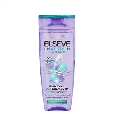 ელსევე შამპუნი ცხიმიანი თმის ჰიარულონით 250 მლ