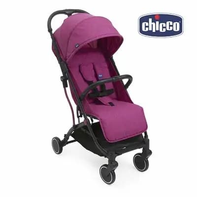 ჩიკო-Chicco-ეტლი "TROLLEYME" ბამპერით 0+ (ვარდისფერი)