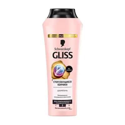 გლისკური შამპუნი დაყოფილი ბოლოებისთვის 400მლ (12)