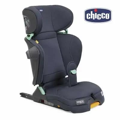 ჩიკო-Chicco-ბავშვის სავარძელი Fold&Go i-Size მელნისფერი (100-150სმ)