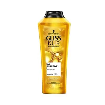 გლისკური შამპუნი მკვებავი ზეთი 400მლ (12)