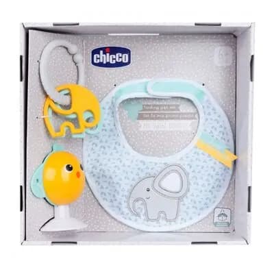 ჩიკო-Chicco-სათამაშოები ნაკრებში სპილო