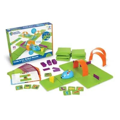 ლერნინგ რესურსი-სათამაშო STEM - CODE & GO ROBOT MOUSE ACTIVITY SET