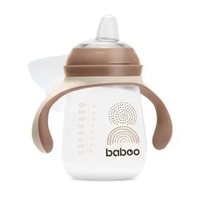 ბეიბო-ჭიქა სილიკონის თავით 260მლ. 6+