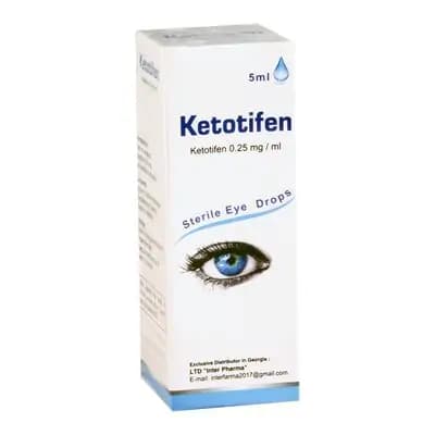კეტოტიფენი 0,25მგ/მლ 5მლ თვ/წვ