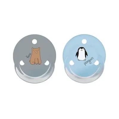 ბეიბი ნოვა მატყუარა ლატექსის, მრგვალი თავით, უნივერსალური 2 ც 0-24 თვ.