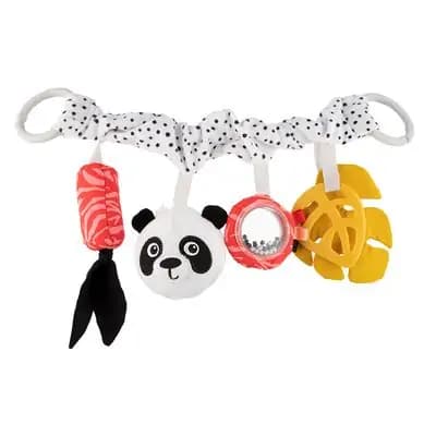 კანპოლ ბეიბის საბავშვო ეტლის რბილი სენსორული სათამაშო.