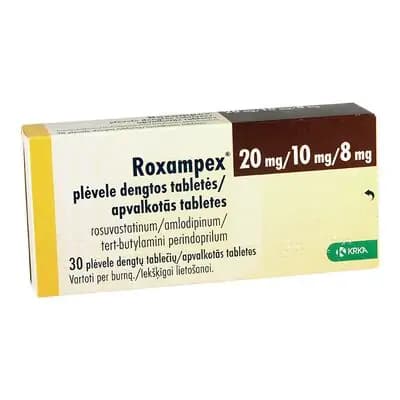 როქსამპექსი 20მგ/10მგ/8მგ#30ტ