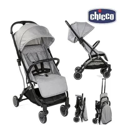 ჩიკო-Chicco-ეტლი Trolleyme 0-15კგ–მდე ღია ნაცრისფერი