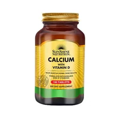 სანშაინ კალციუმი ვიტ.D3 #100ტ