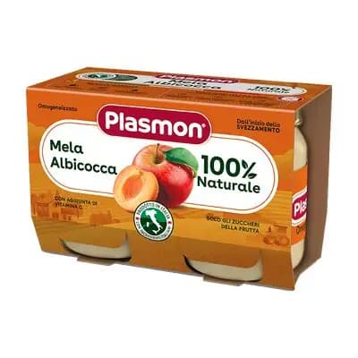 პლასმონი - პიურე გარგარი-ვაშლი შუშა 80გრ