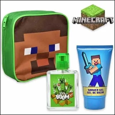 ეარ-ვალ ნაკრები MINECRAFT სურნელოვანი წყალი 50მლ შხაპის გელი 100მლ