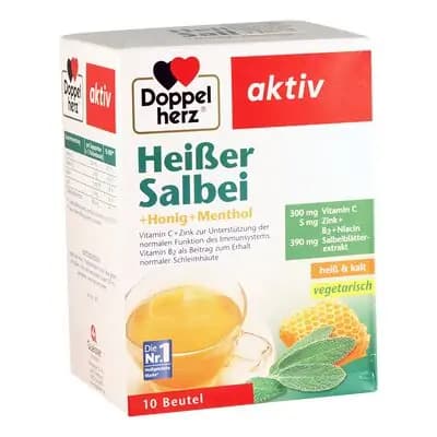 დოპელჰერცი ჩაი სალბი თაფ/მენთ#10პაკ