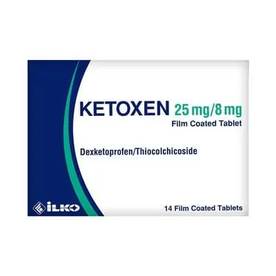 კეტოქსენი 25მგ+8მგ #14ტ