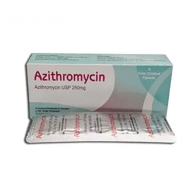 აზიტრომიცინი USP 250მგ #6ტ