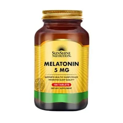 სანშაინ მელატონინი 5მგ #100ტ