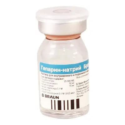 ჰეპარინი 25000სე/5მლ ფლ BRAUN