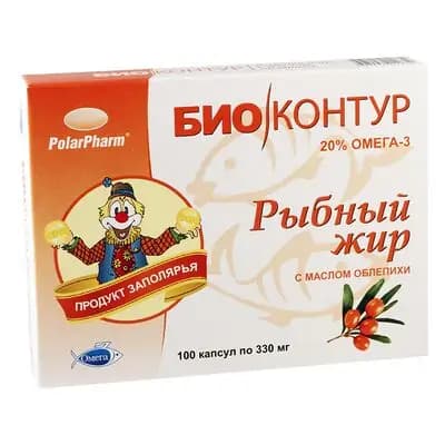 თევზის ქონი ქაცვ.ზეთ330მგ#100კ