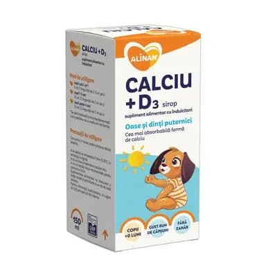ალინან კალცი+D3 150მლ სიროფი