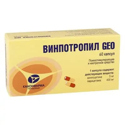 ვინპოტროპილი GEO 5მგ/400მგ#60კ