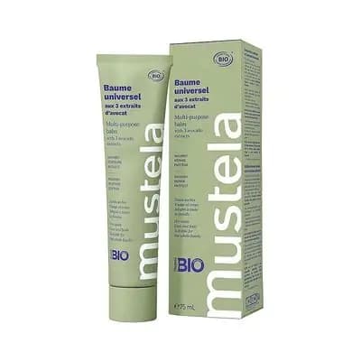 მუსტელა-ბავშვის დამატენიანებელი ბალმი ავოკადოს ექსტრაქტით 75მლ, 0+