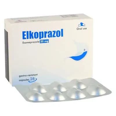 ელკოპრაზოლი 20მგ #28კაფს