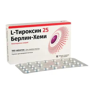 ლ-თიროქსინი 25მკგ #100ტ