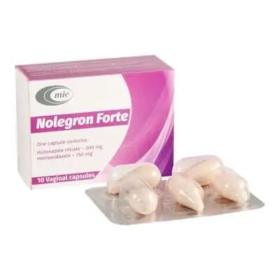 ნოლეგრონ ფორტე200+750მგ#10ვაგ.კაფს