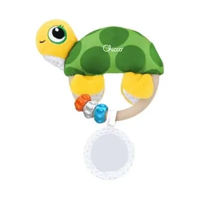 ჩიკო-Chicco-სათამაშო "Turtle fabric Rattle" 0თ