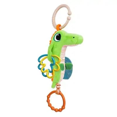ჩიკო-Chicco-სათამაშო "Crocodile fabric rattle" 3თ