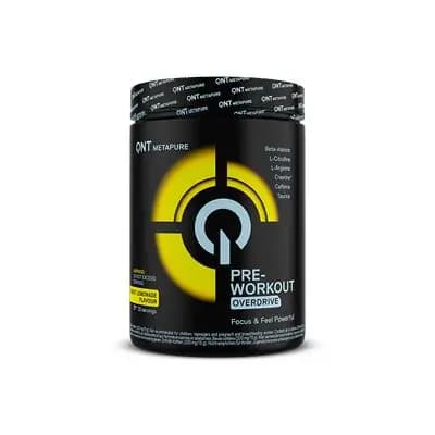 ქიუენთი-QNT-ენერგიის მოსამატებელი pre workout (4000მგ ბეტა-ალანინი) ლიმონათის ა