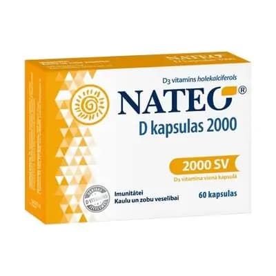 ნატეო D 2000მგ #60კაფს