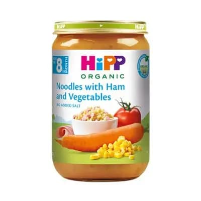 ჰიპი ატრია შაშხითა და ბოსტნეულით ( 8 თვიდან)