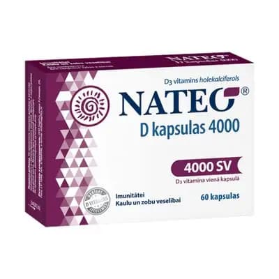 ნატეო D 4000მგ #60კაფს