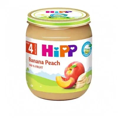 ჰიპი ქილის ხილფაფა ბანანი ატამი 125გ