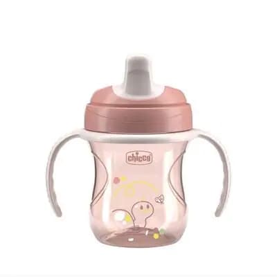 ჩიკო-Chicco-წყლის ჭიქა 6თ+ ვარდისფერი