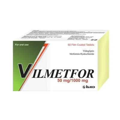 ვილმეტფორი 50მგ+1000მგ#60ტ