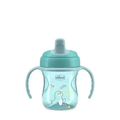 ჩიკო-Chicco-წყლის ჭიქა 6თ+ ცისფერი