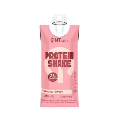 ქიუენთი-QNT-პროტეინის შეიკი მარწყვი 330მლ