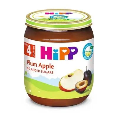 ჰიპი ქილის ხილფაფა ვაშლი ქლიავი 125გ