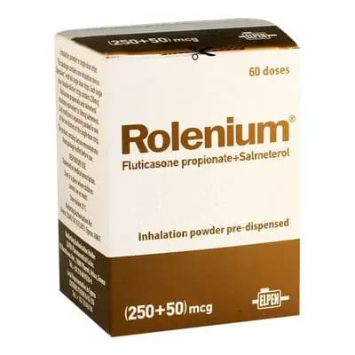 როლენიუმი 50მკგ+250მკგ/დ 60დ N60