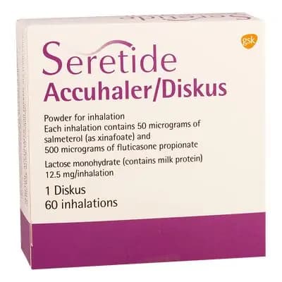 სერეტიდი დისკუსი50/500მკგ60დ ინჰ