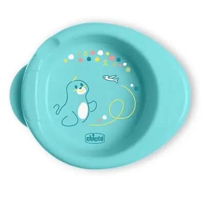 ჩიკო-Chicco-თერმო თეფში მწვანე 6თ+ მწვანე