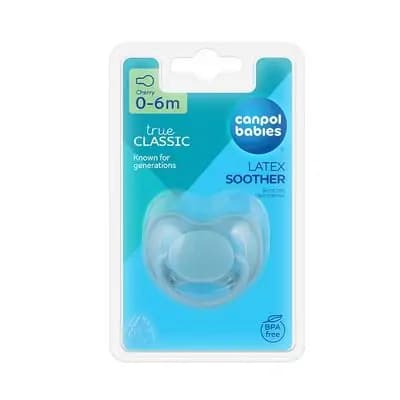 კანპოლ ბეიბის მატყუარა ლატექსის, მრგვალი 0-6 თვე. ცისფერი