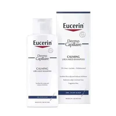 ეუცერინი - დერმოკაპილარი შამპუნი 5% შარდოვანა მშრალი მგრძნობიარე თავის კანის /3წ